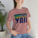 Vail T-Shirt - Retro Mountain Bike Adult Unisex Vail, Colorado T Shirt-24