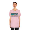 Jackson Hole T-Shirt - Retro Mountain Bike Adult Unisex Jackson Hole, Wyoming T Shirt