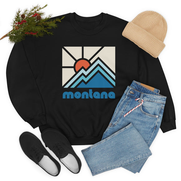 Montana Sweatshirt - Mountain Sun Unisex