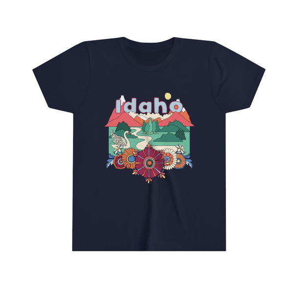 Idaho Youth T-Shirt - Boho Idaho Kid's TShirt