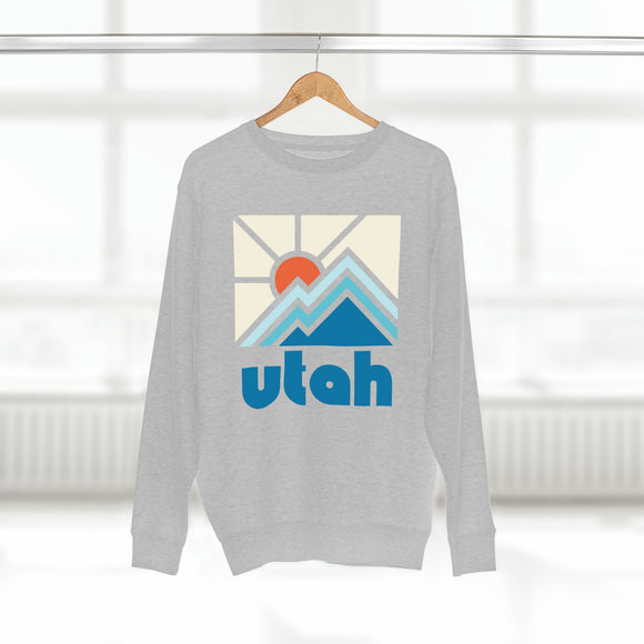 Premium Utah Crewneck Sweatshirt - Retro Unisex Sweatshirt
