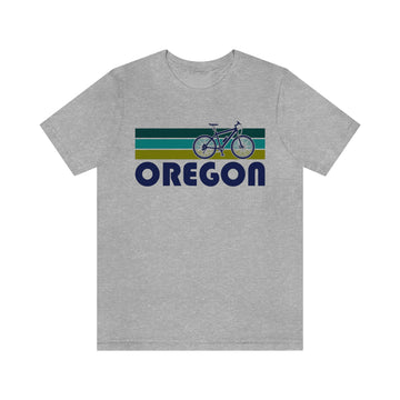 Buy athletic-heather Oregon T-Shirt - Retro Mountain Bike Adult Unisex Oregon T Shirt