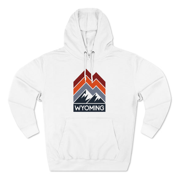 Premium Wyoming Hoodie - Retro Unisex Sweatshirt
