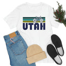 Utah T-Shirt - Retro Mountain Bike Adult Unisex Utah T Shirt-16