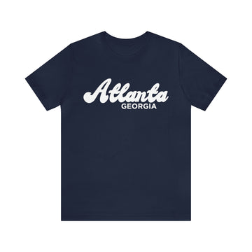 Buy navy Atlanta, Georgia T-Shirt - Retro Unisex Atlanta T Shirt