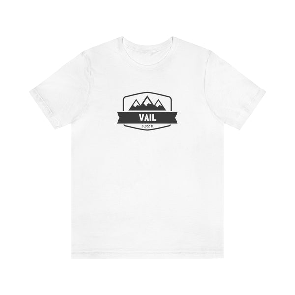 Vail, Colorado T-Shirt - Altitude Badge Unisex Vail Shirt