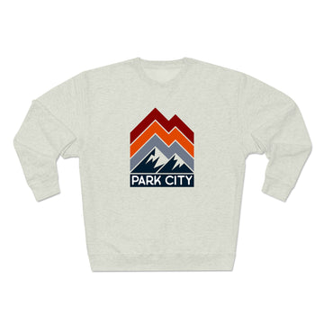 Buy oatmeal-heather Premium Park City Sweatshirt - Retro Unisex Premium Crewneck Park City, Utah Sweatshirt