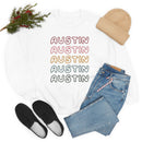 Austin, Texas Sweatshirt - Retro Five Color Unisex-7