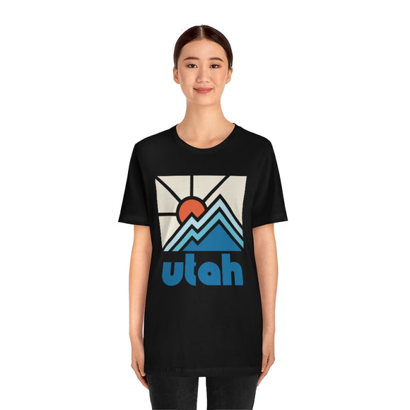 Utah Shirt, Utah Retro T-Shirt, Colorful Utah tee, Utah Mountain Shirt