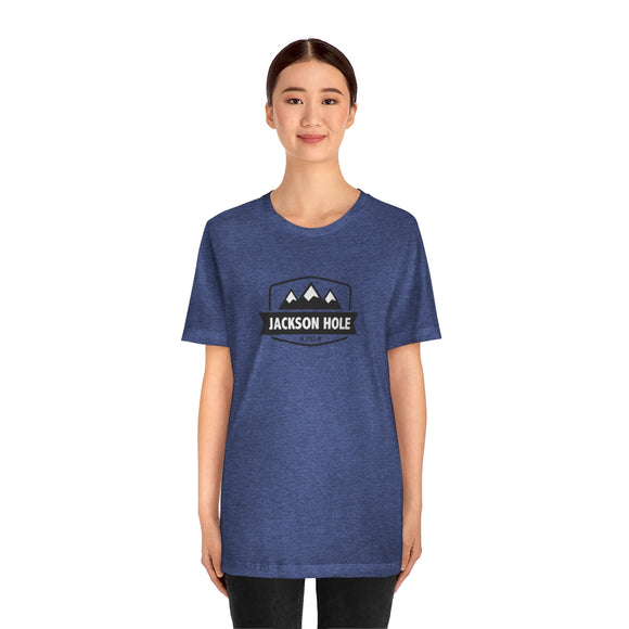 Jackson Hole, Wyoming T-Shirt - Altitude Badge Unisex Jackson Hole Shirt