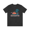 Southampton, New York T-Shirt - Retro Palm Tree & Beach Unisex Southampton Shirt