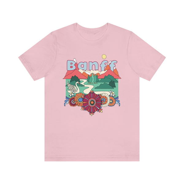 Banff Shirt, Canada Retro T-Shirt, Hippie Style Canada tee, Banff Mountain Shirt