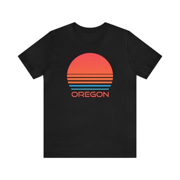 Buy black Oregon T-Shirt - Retro 80s Unisex Oregon Shirt