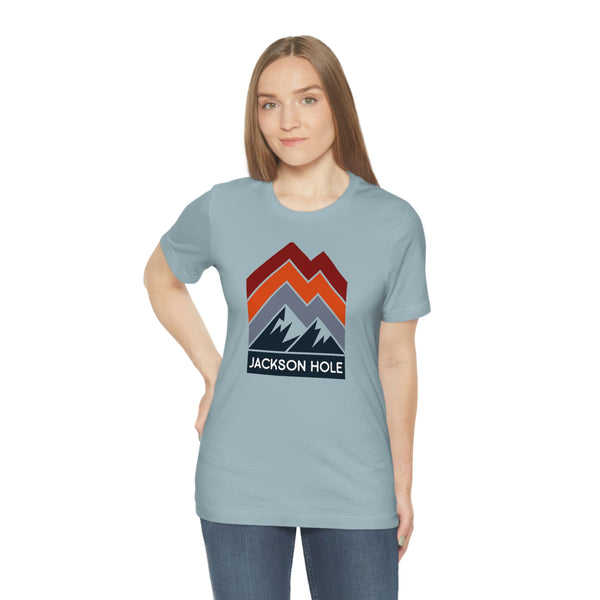 Jackson Hole, Wyoming T-Shirt - Retro Mountain Unisex Jackson Hole Shirt