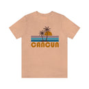 Cancun, Mexico T-Shirt - Retro Palm Tree Unisex Cancun Shirt-1