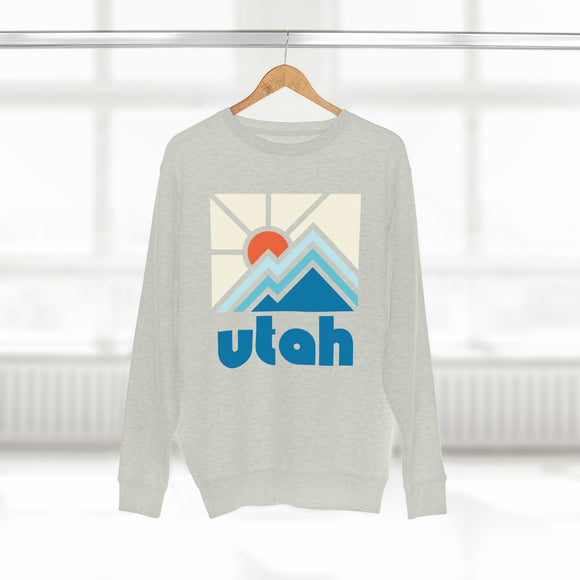 Premium Utah Crewneck Sweatshirt - Retro Unisex Sweatshirt