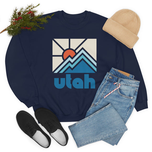 Utah Sweatshirt - Minimal Mountain Unisex