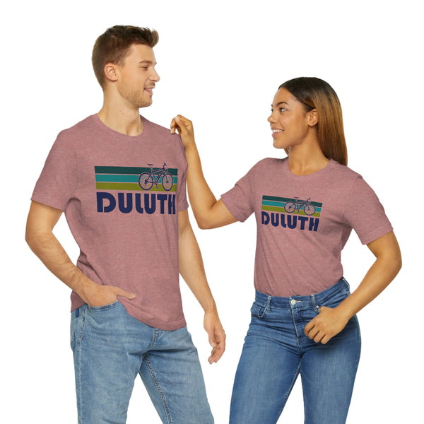 Duluth T-Shirt - Retro Mountain Bike Adult Unisex Duluth, Minnesota T Shirt