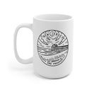 New Jersey Mug - State Design White Ceramic New Jersey Mug (11oz & 15oz)-1