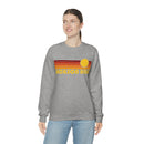 Jackson Hole, Wyoming Sweatshirt - Unisex Retro Sunset-21