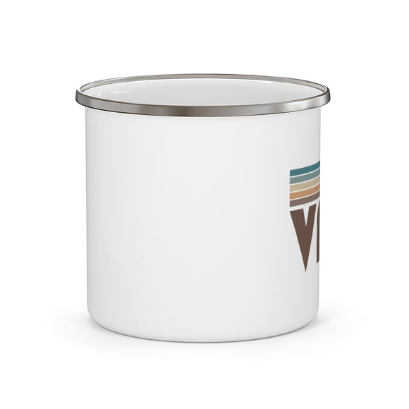Vail, Colorado Camp Mug - Retro Enamel Camping Vail Mug