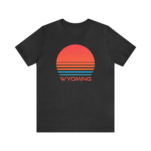 Wyoming T-Shirt - Retro 80s Unisex Wyoming Shirt