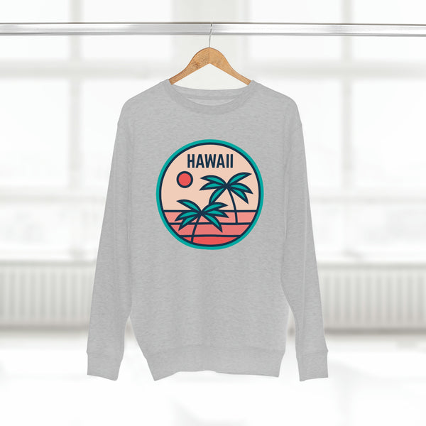Premium Hawaii Crewneck Sweatshirt - Retro Unisex Sweatshirt