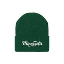 Minnesota Beanie - Adult Hand Lettered Embroidered Minnesota Knit Hat-9