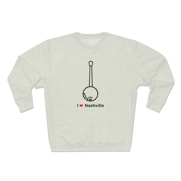 Premium Nashville, Tennessee Crewneck Sweatshirt - Retro Unisex Sweatshirt
