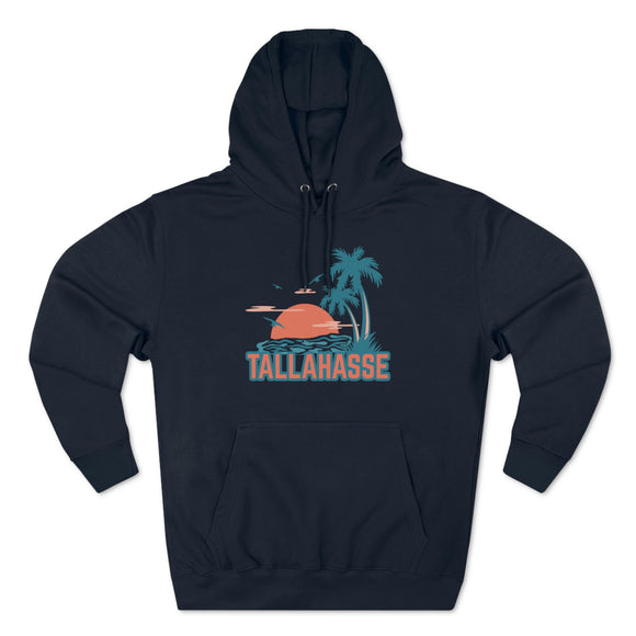 Premium Tallahassee, Florida Hoodie - Palm Tree Unisex Sweatshirt