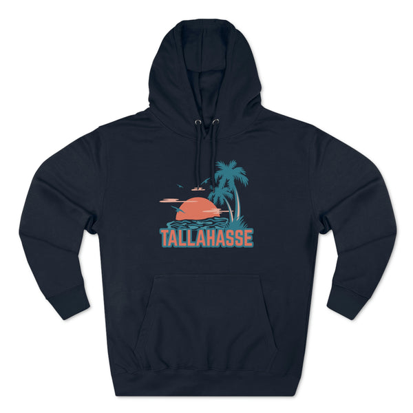 Premium Tallahassee, Florida Hoodie - Palm Tree Unisex Sweatshirt