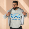 Premium Ski Bum Crewneck Sweatshirt - Retro Unisex Sweatshirt