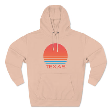 Buy pale-pink Premium Texas Hoodie - Retro 80s Unisex Sweatshirt