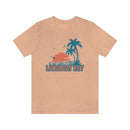Longboat Key, Florida T-Shirt - Retro Palm Tree & Beach Unisex Longboat Key Shirt-17