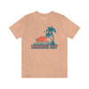 Longboat Key, Florida T-Shirt - Retro Palm Tree & Beach Unisex Longboat Key Shirt