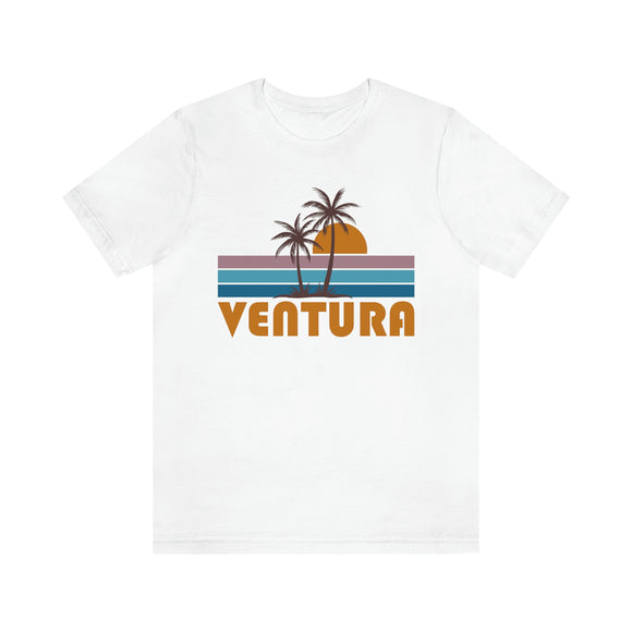 Ventura, California T-Shirt - Retro Palm Tree Unisex Ventura Shirt