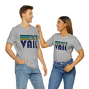 Vail T-Shirt - Retro Mountain Bike Adult Unisex Vail, Colorado T Shirt-45