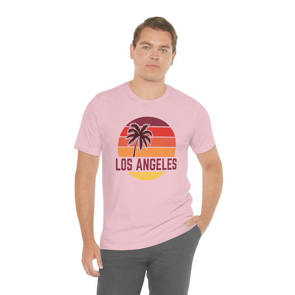 Los Angeles, California T-Shirt - Retro Palm Tree Unisex Los Angeles Shirt