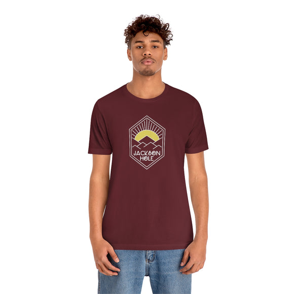 Jackson Hole, Wyoming T-Shirt - Sun Unisex Jackson Hole Shirt