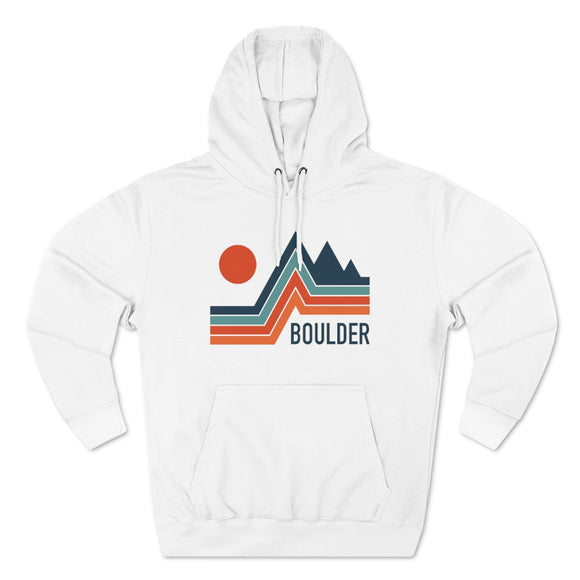 Premium Boulder, Colorado Hoodie - Retro Unisex Sweatshirt