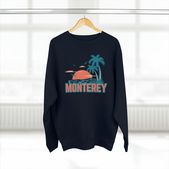 Premium Monterey, California Sweatshirt - Unisex Premium Crewneck Sweatshirt