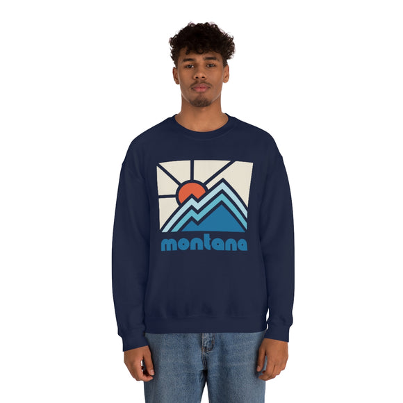 Montana Sweatshirt - Mountain Sun Unisex