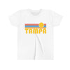 Tampa Youth T-Shirt - Retro Sun Florida Kid's TShirt