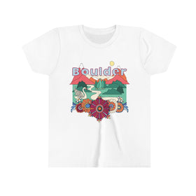 Boulder Youth T-Shirt - Boho Colorado Kid's TShirt