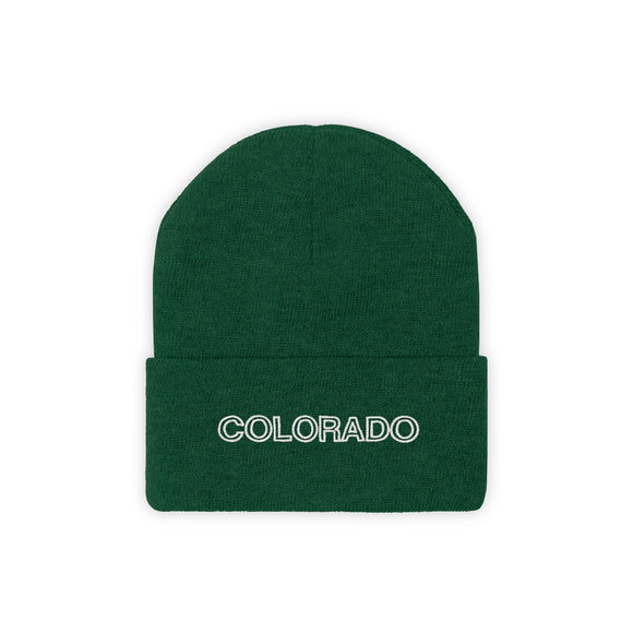 Colorado Beanie - Adult Embroidered Colorado Knit Hat
