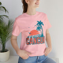 Cancun, Mexico T-Shirt - Retro Palm Tree & Beach Unisex Cancun Shirt-105