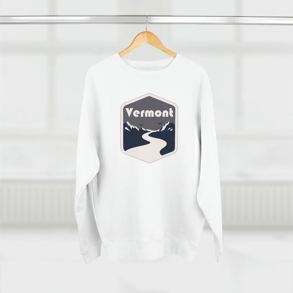 Premium Vermont Crewneck Sweatshirt - Retro Unisex Sweatshirt