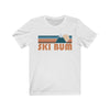 Ski Bum T-Shirt - Retro Mountain Adult Unisex Ski Bum T Shirt