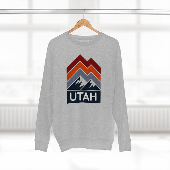 Premium Utah Sweatshirt - Retro Unisex Premium Crewneck Utah Sweatshirt