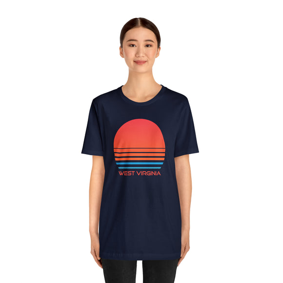 West Virginia T-Shirt - Retro 80s Unisex West Virginia Shirt